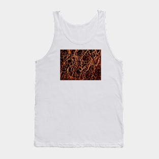 Brown Marble Texture Tank Top